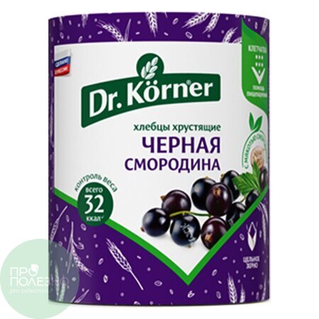 Хлебцы злаковый коктейль черная смородина, 80гр