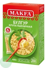 Булгур крупа пшеничная MAKFA, 6 пакетиков, 400 г