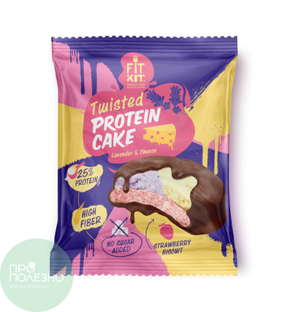 FK Protein TWISTED CAKE 70г (Лаванда сыр)